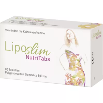 LIPOSLIM NutriTabs tabletes, 80 gab