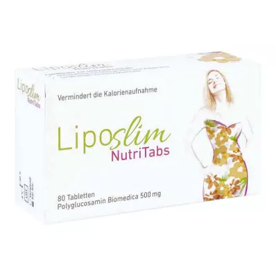 LIPOSLIM NutriTabs tabletes, 80 gab