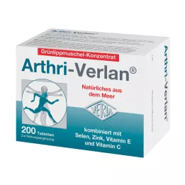 ARTHRI-VERLAN kā uztura bagātinātājs Tabletes, 200 kapsulas