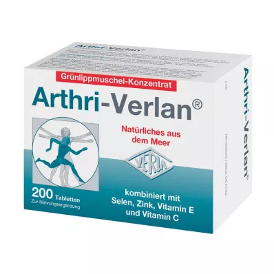 Arthri-Verlan uztura bagātinātāju tabletēm, 200 gab Arthri-Verlan uztura bagātinātāju tabletēm, 200 gab