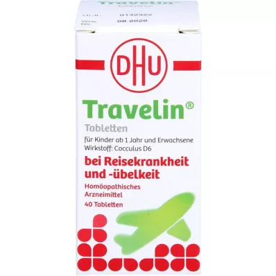 TRAVELIN Tabletes, 40 gab