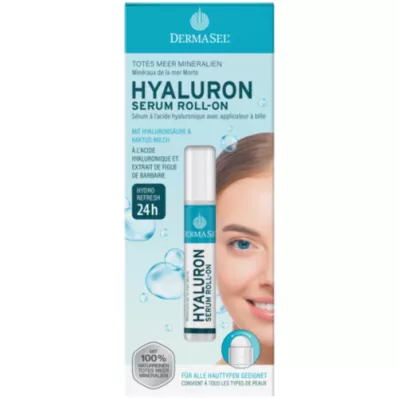 DERMASEL Nāves jūras hialurons roll-on, 15 ml