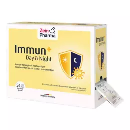 IMMUN+ DAY &amp; nakts kapsulu paciņas 28 dienām, 56X4 gab
