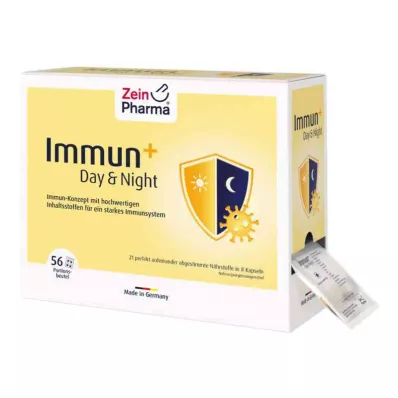 IMMUN+ DAY & nakts kapsulu paciņas 28 dienām, 56X4 gab IMMUN+ DAY & nakts kapsulu paciņas 28 dienām, 56X4 gab