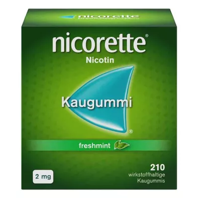 nicorette košļājamā gumija freshmint, 2 mg nikotīna, 210 gab nicorette košļājamā gumija freshmint, 2 mg nikotīna, 210 gab