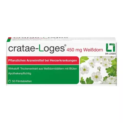 CRATAE-LOGES 450 mg g vilkābeles apvalkotās tabletes, 50 gab CRATAE-LOGES 450 mg g vilkābeles apvalkotās tabletes, 50 gab