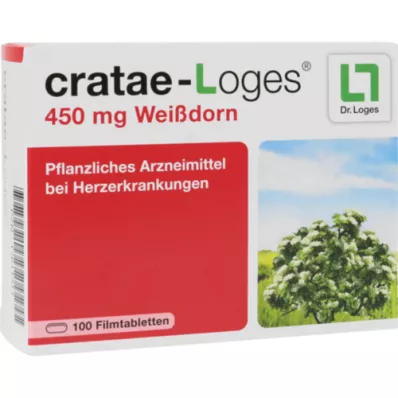 CRATAE-LOGES 450 mg g vilkābeles apvalkotās tabletes, 100 gab