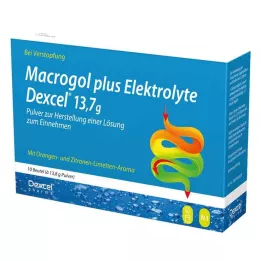 MACROGOL plus Elektrolīti Dexcel 13,7 g PLE, 10 gab