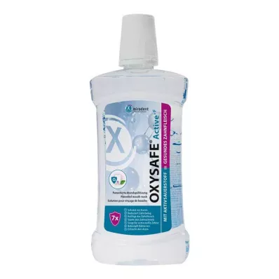 MIRADENT Oxysafe Active mutes skalojamais līdzeklis ar aktīvo skābekli, 500 ml MIRADENT Oxysafe Active mutes skalojamais līdzeklis ar aktīvo skābekli, 500 ml