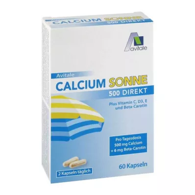 CALCIUM SONNE 500 kapsulas, 60 gab