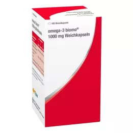 OMEGA-3 BIOMO 1000 mg mīkstās kapsulas, 100 gab