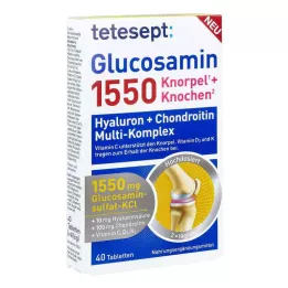 TETESEPT Glikozamīns 1550 apvalkotās tabletes, 40 gab
