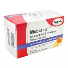 MOBIAKUT Glikozamīns & Hialurons locītavu kapsulas, 90 kapsulas