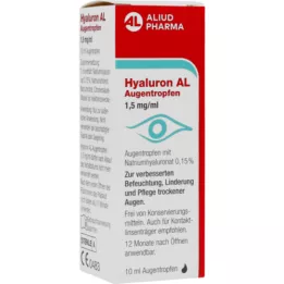 HYALURON AL Acu pilieni 1,5 mg/ml, 1X10 ml