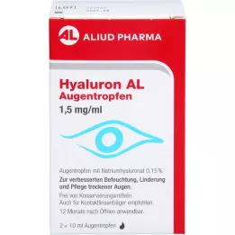 HYALURON AL Acu pilieni 1,5 mg/ml, 2X10 ml