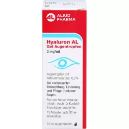 HYALURON AL Gēla acu pilieni 3 mg/ml, 1X10 ml