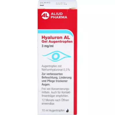 HYALURON AL Gēla acu pilieni 3 mg/ml, 1X10 ml