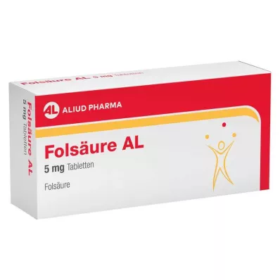 Folijskābe AL 5 mg tabletes, 20 gab