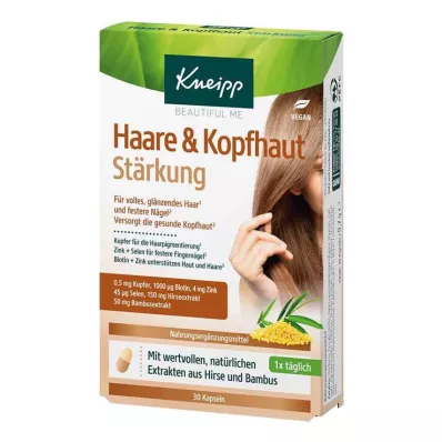 KNEIPP Matu & Galvas ādu stiprinošas kapsulas, 30 gab KNEIPP Matu & Galvas ādu stiprinošas kapsulas, 30 gab