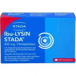 IBU-LYSIN STADA 400 mg apvalkotās tabletes, 20 gab