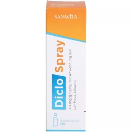 DICLOSPRAY 40 mg/g aerosola uzklāšanai uz ādas, 25 g