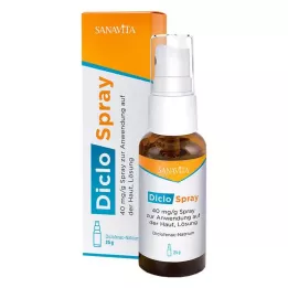 DICLOSPRAY 40 mg/g aerosola uzklāšanai uz ādas, 25 g