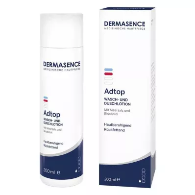 Dermasence Adtop mazgāšanas un dušas losjons, 200 ml