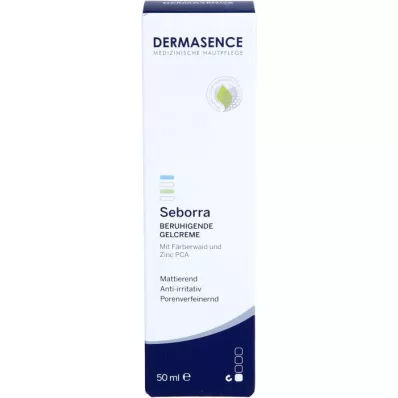 DERMASENCE Seborra nomierinošs gēla krēms, 50 ml