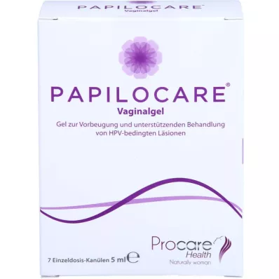 PAPILOCARE Vaginālais gels, 7X5 ml