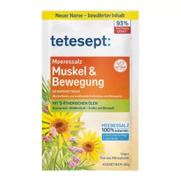 TETESEPT Jūras sāls Muskuļi &amp; Exercise, 80 g