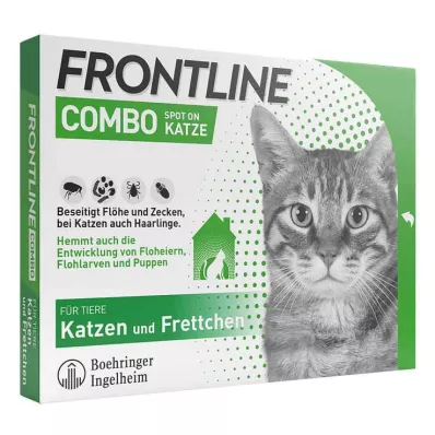 FRONTLINE Combo Spot on cat šķīdums uzklāšanai uz ādas, 6 gab