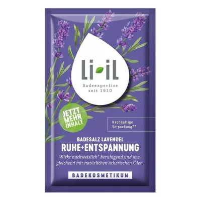 LI-IL Vannas sāls lavandas mierīgs + relaksācija, 80 g