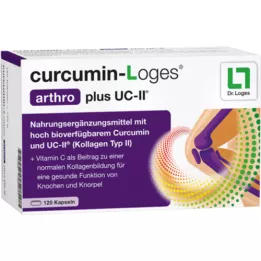 CURCUMIN-LOGES arthro plus UC-II kapsulas, 120 kapsulas