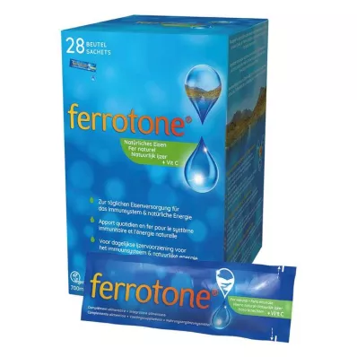 FERROTONE Dabīgā dzelzs plus Vitam.C Apple Btl, 28X25 ml FERROTONE Dabīgā dzelzs plus Vitam.C Apple Btl, 28X25 ml