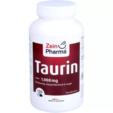 TAURIN 1000 mg kapsulas, 120 gab