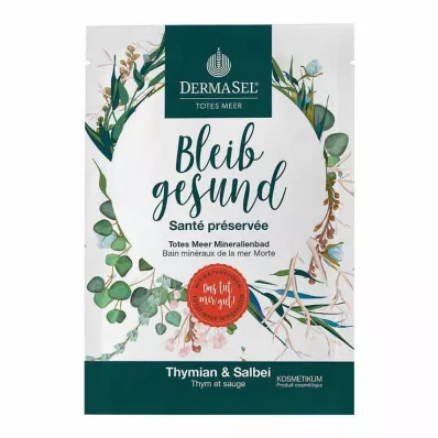 DERMASEL Nāves jūras vannas kristāli Stay healthy, 60 g DERMASEL Nāves jūras vannas kristāli Stay healthy, 60 g