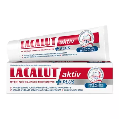 Lacalut Aktiv Plus zobu pasta, 75 ml Lacalut Aktiv Plus zobu pasta, 75 ml