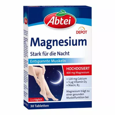 ABTEI Magnijs spēcīgs nakts depo Tabl.TF, 30 gab ABTEI Magnijs spēcīgs nakts depo Tabl.TF, 30 gab