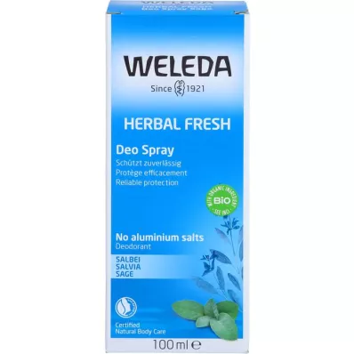 WELEDA Herbal Fresh Deo Spray Salvija, 100 ml