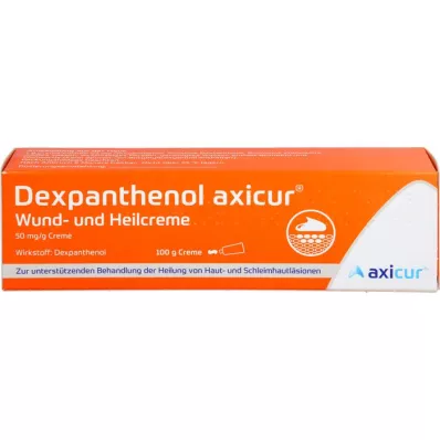 DEXPANTHENOL axicur brūču un brūču dzīšanas krēms 50 mg/g, 100 g
