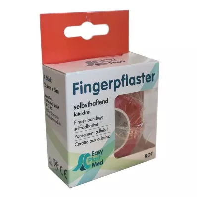 UM Easyplast pirkstu apmetums paštaisīts 2,5 cmx5 m sarkans, 1 gab UM Easyplast pirkstu apmetums paštaisīts 2,5 cmx5 m sarkans, 1 gab