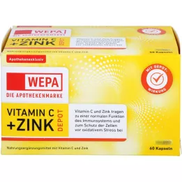 WEPA C vitamīna + cinka kapsulas, 60 kapsulas