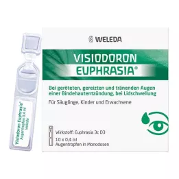 VISIODORON Eifrāzijas acu pilieni, 10X0,4 ml