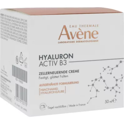 AVENE Hyaluron Activ B3 krēms šūnu atjaunošanai, 50 ml