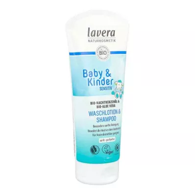 LAVERA Zīdaiņu & Bērnu jutīgs mazgāšanas losjons & Šampūns, 200 ml LAVERA Zīdaiņu & Bērnu jutīgs mazgāšanas losjons & Šampūns, 200 ml