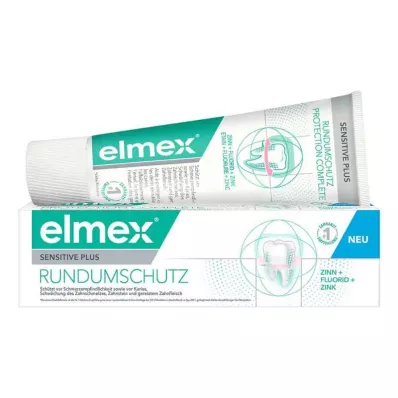 ELMEX SENSITIVE Plus vispusīgas aizsardzības zobu pasta, 75 ml ELMEX SENSITIVE Plus vispusīgas aizsardzības zobu pasta, 75 ml