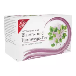H&S Urīnpūšļa un urīnceļu tējas filtrēšanas maisiņi, 20X2 g