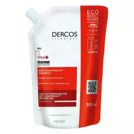VICHY DERCOS Vitality šampūns + uzpildes iepakojums, 500 ml