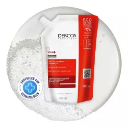 VICHY DERCOS Vitality šampūns + uzpildes iepakojums, 500 ml