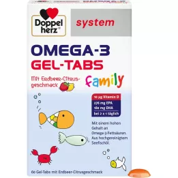 DOPPELHERZ Omega-3 Gel-Tabs ģimenes Erdb.Cit.sistēma, 60 gab